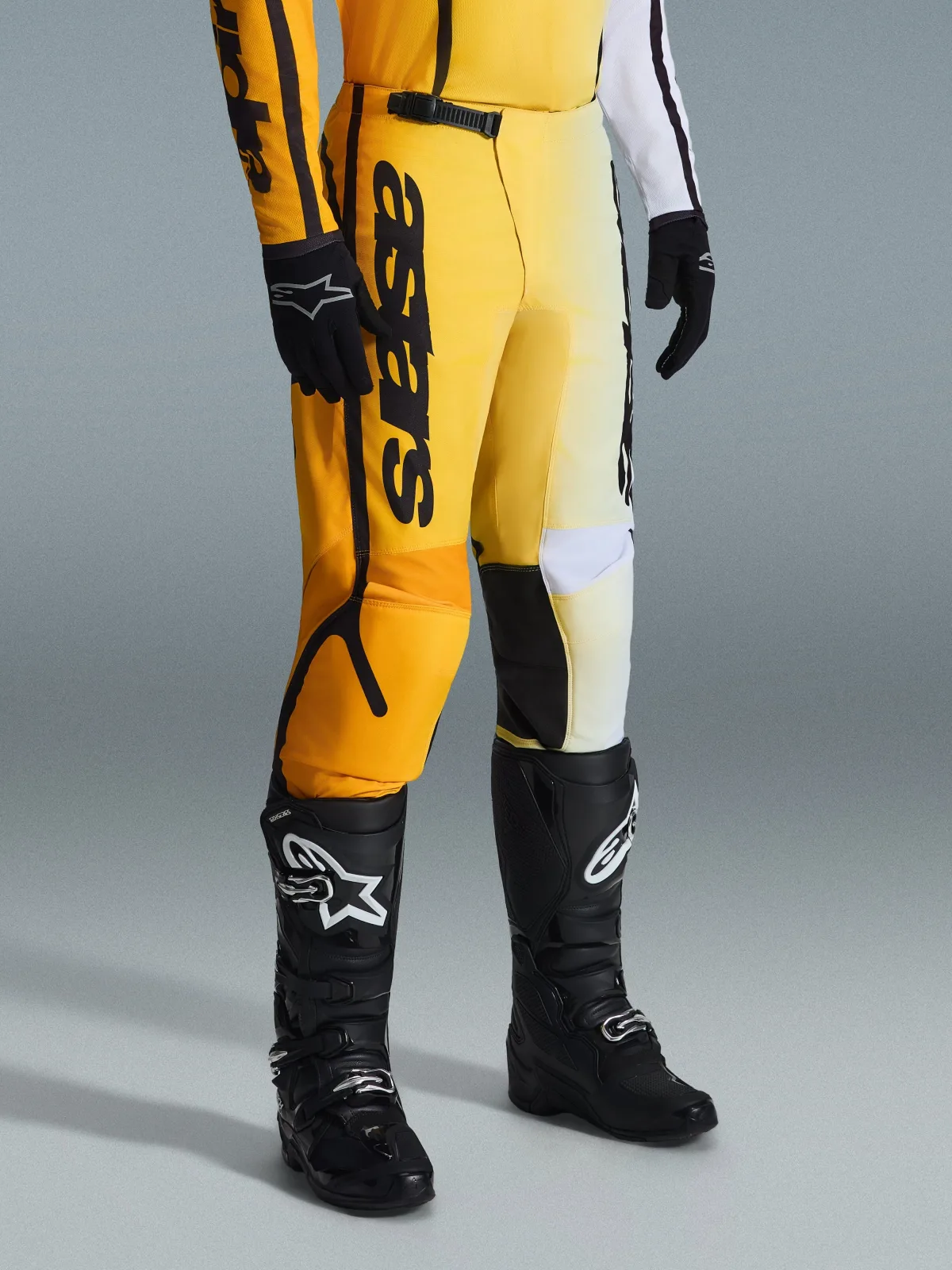 Мотокрос панталон Alpinestars Fluid Apex Yellow Black