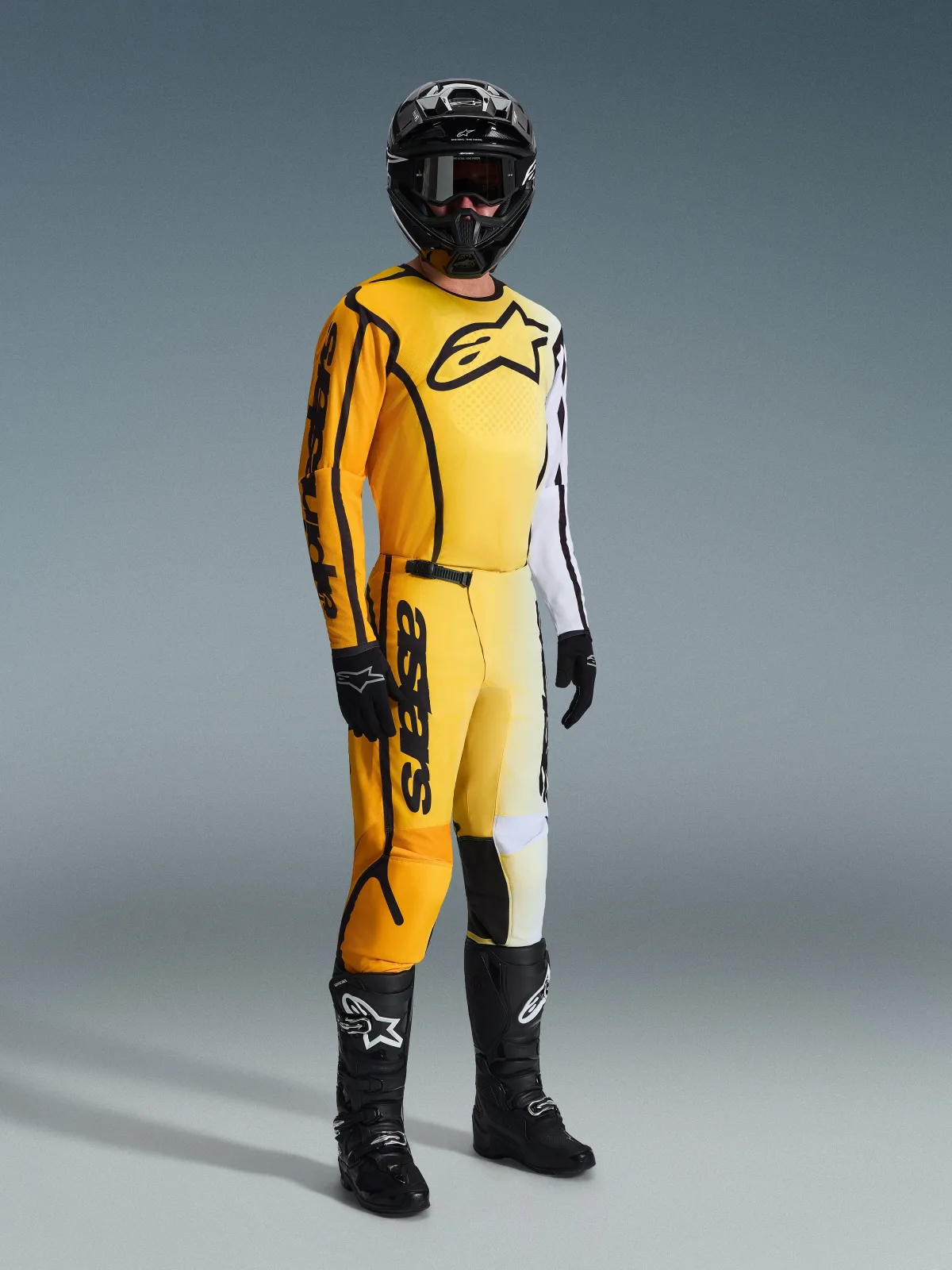 Мотокрос панталон Alpinestars Fluid Apex Yellow Black