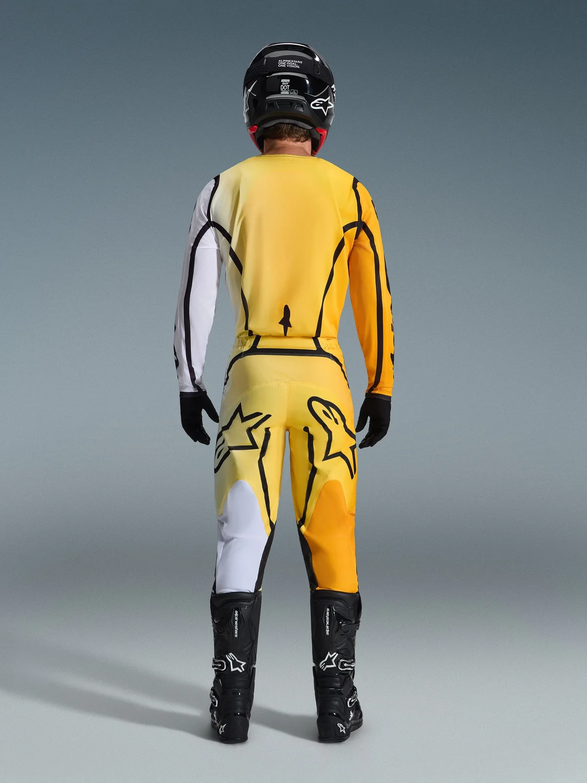 Мотокрос панталон Alpinestars Fluid Apex Yellow Black