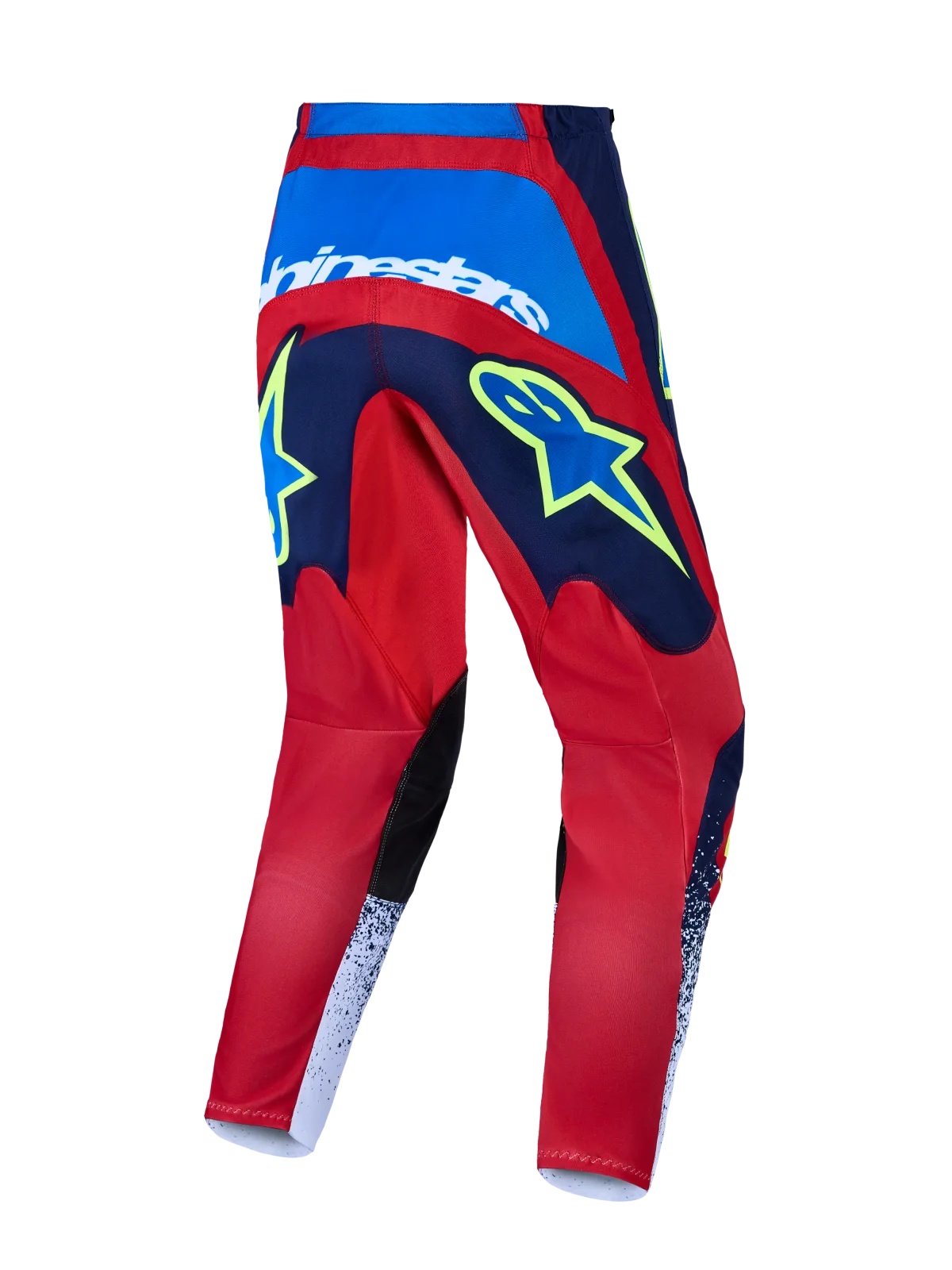Мотокрос панталон Alpinestars Fluid Drag Blue Navy Fire Red White