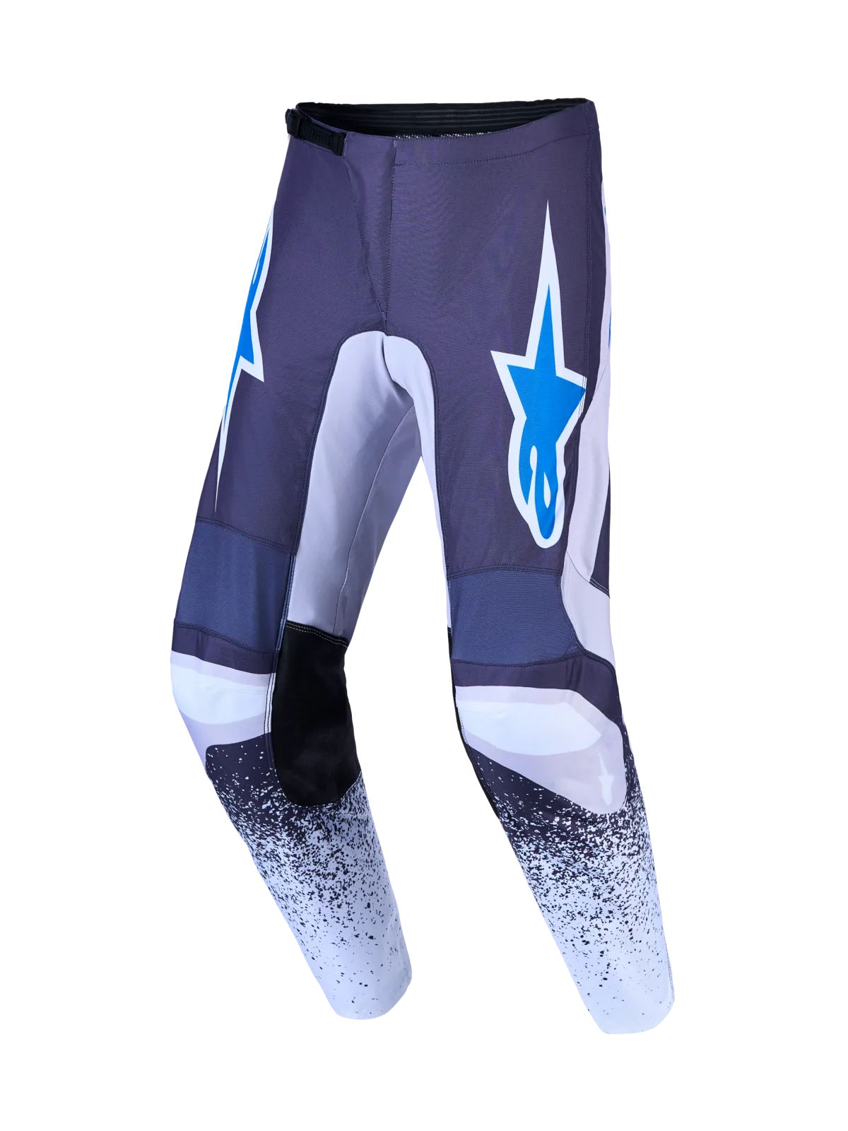 Мотокрос панталон Alpinestars Fluid Drag Graystone Light Lilac Ucla Blue