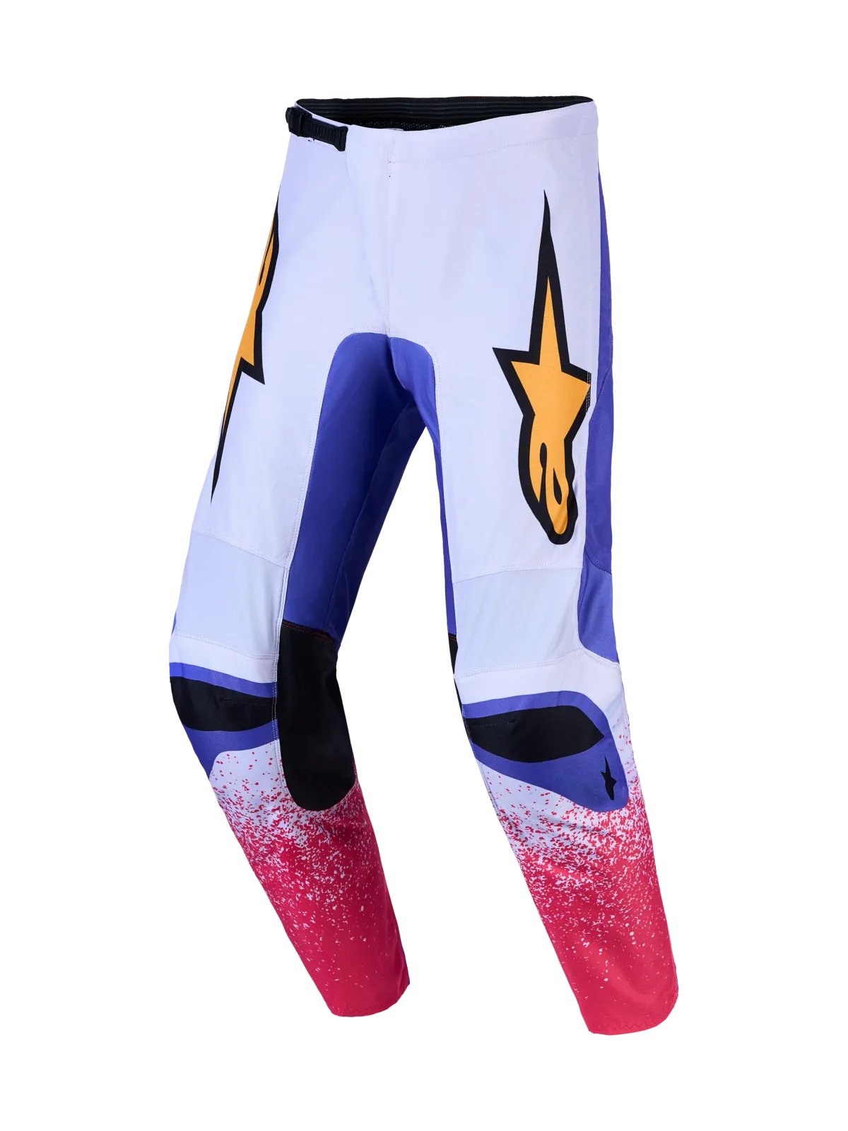 Мотокрос панталон Alpinestars Fluid Drag Light Lilac Blue Iris Gold