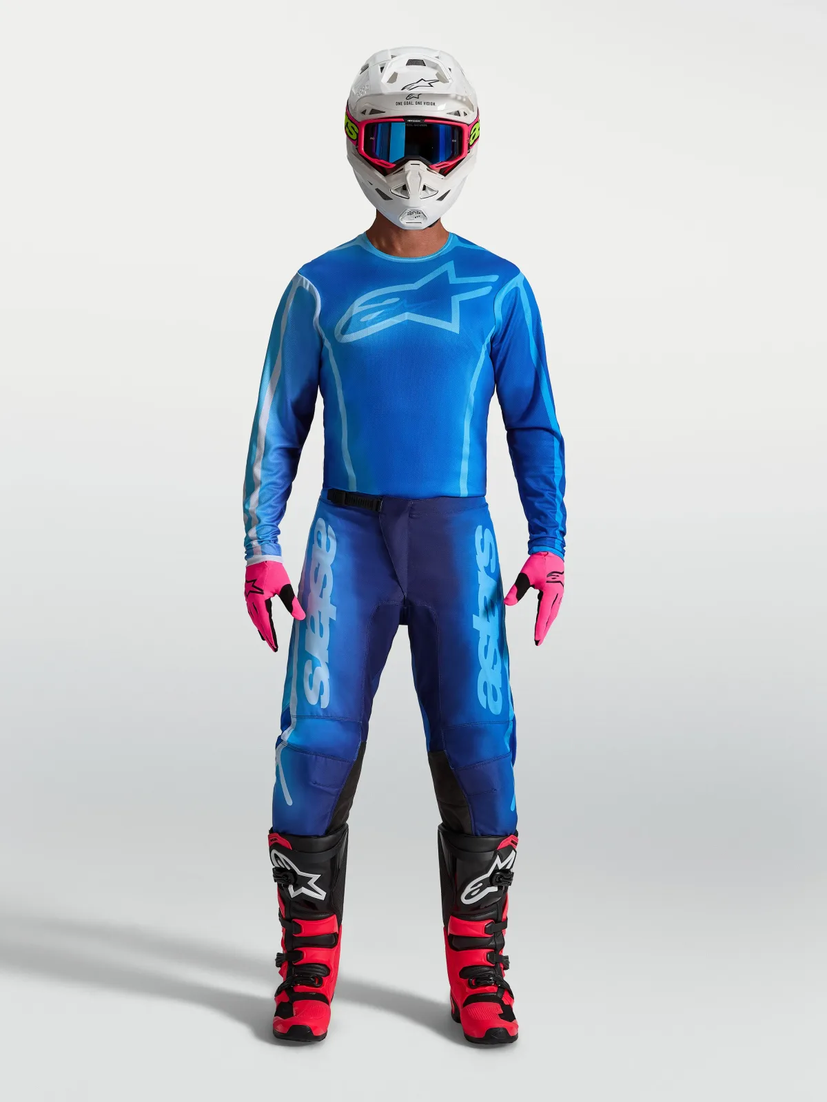Мотокрос панталон Alpinestars Fluid Kepler Ucla Blue Blithe Blue