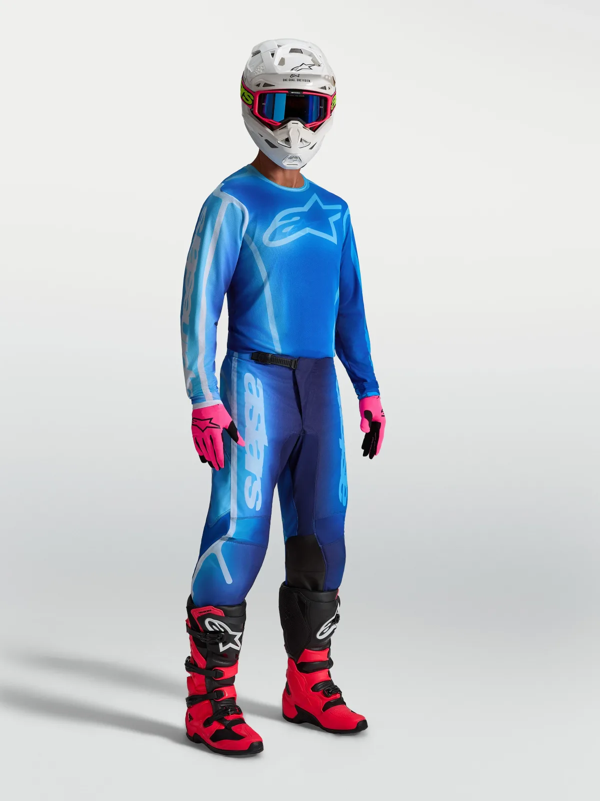 Мотокрос панталон Alpinestars Fluid Kepler Ucla Blue Blithe Blue