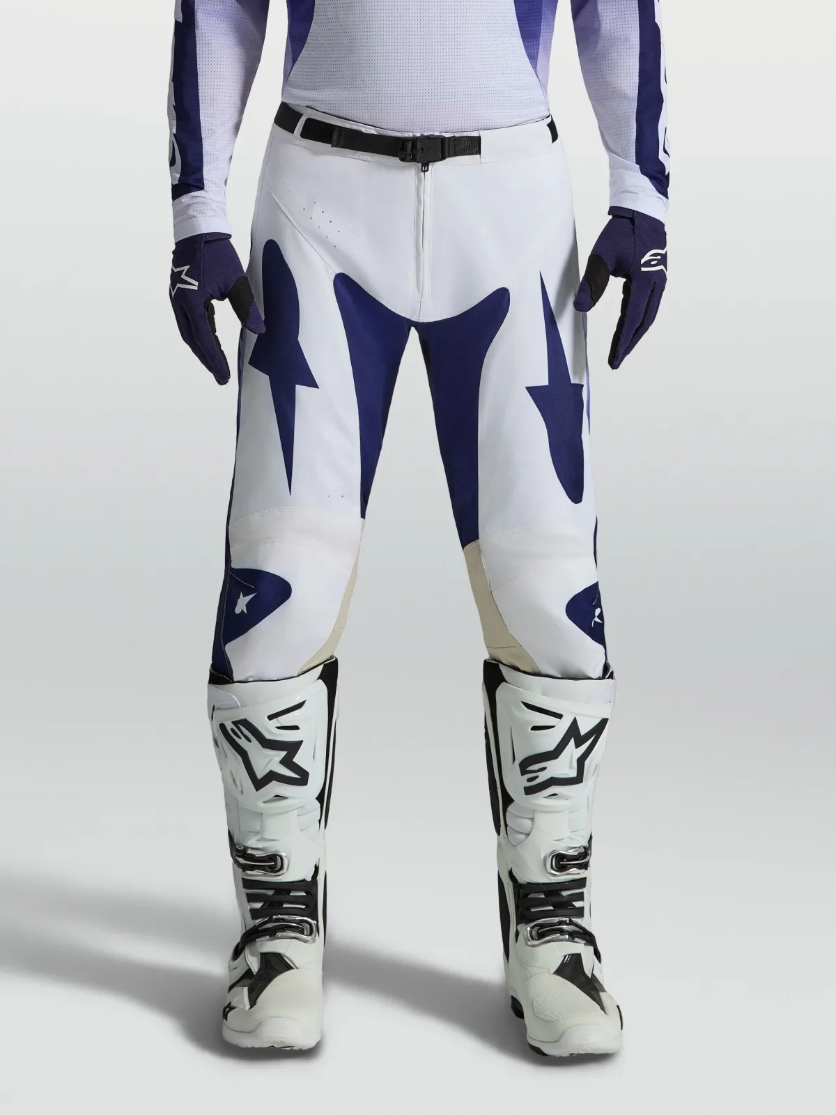Мотокрос панталон Alpinestars Racer Air Amber Blue Navy White
