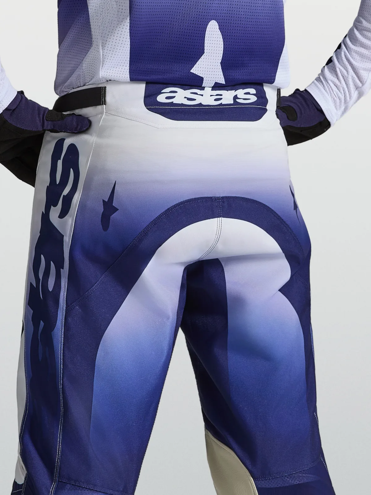 Мотокрос панталон Alpinestars Racer Air Amber Blue Navy White