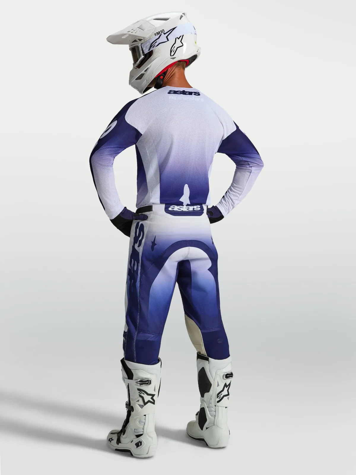 Мотокрос панталон Alpinestars Racer Air Amber Blue Navy White
