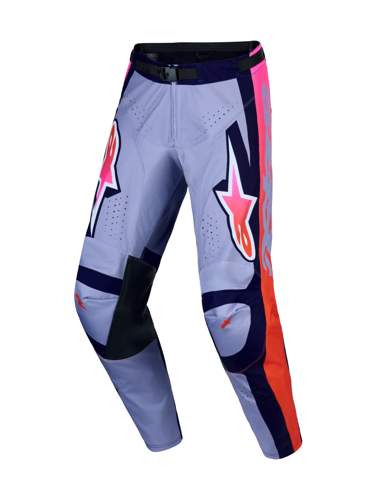 Мотокрос панталон Alpinestars Racer Air Hunt Light Violet Deep Purple Pink Fluo