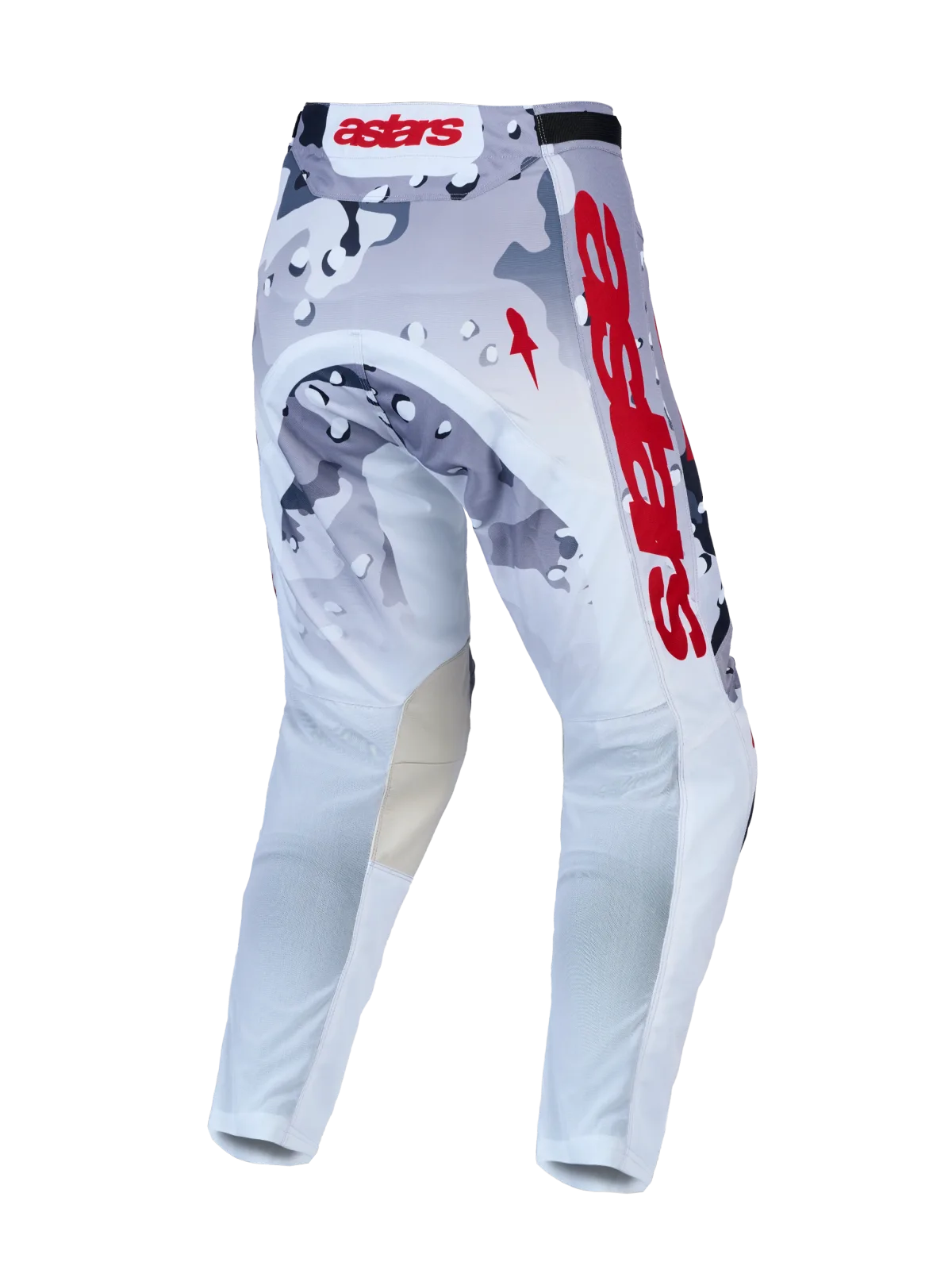 Мотокрос панталон Alpinestars Racer Air Lone Gray Camo White Fire Red