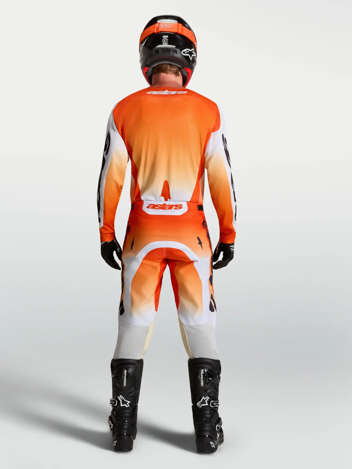 Мотокрос панталон Alpinestars Racer Amber Cardinal Red Light Lilac Black