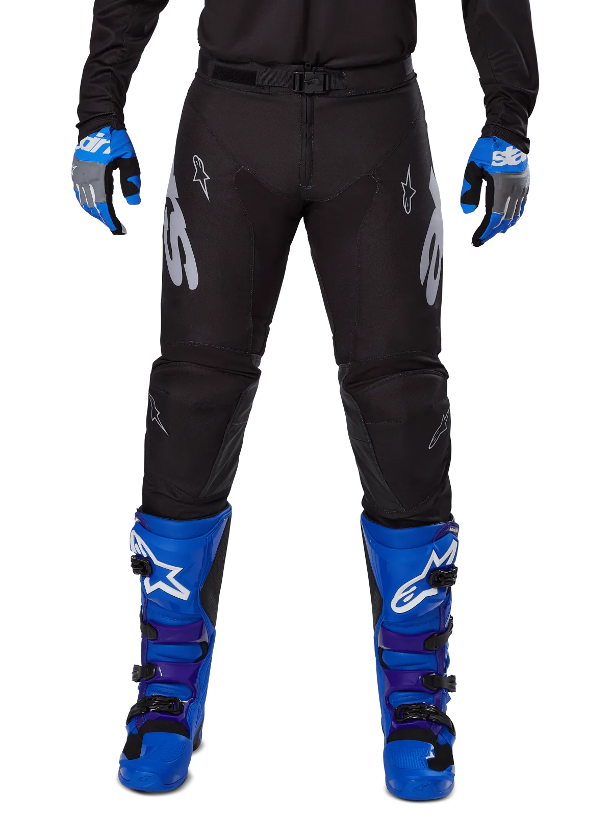Мотокрос панталон Alpinestars Racer Graphite Black Gray