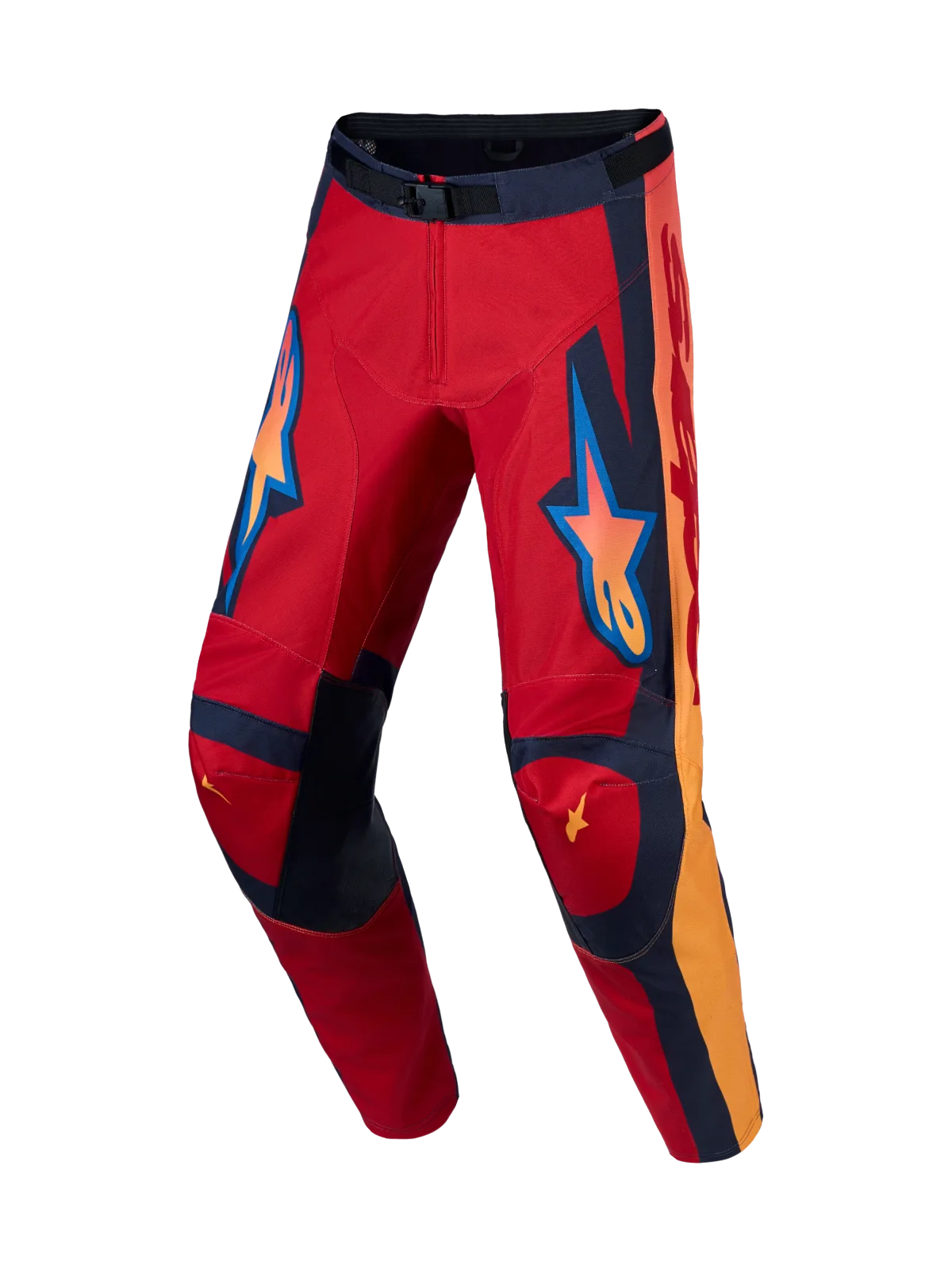 Мотокрос панталон Alpinestars Racer Hunt Fire Red Graystone Hot Coral