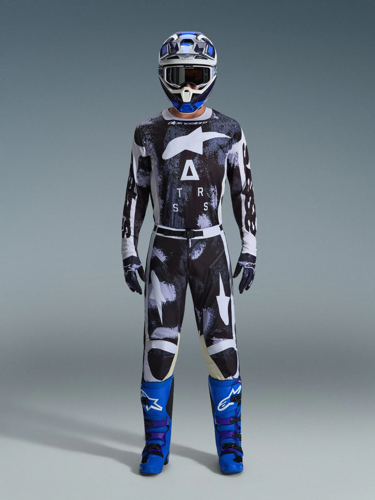 Мотокрос панталон Alpinestars Racer Lahnd Iron Camo