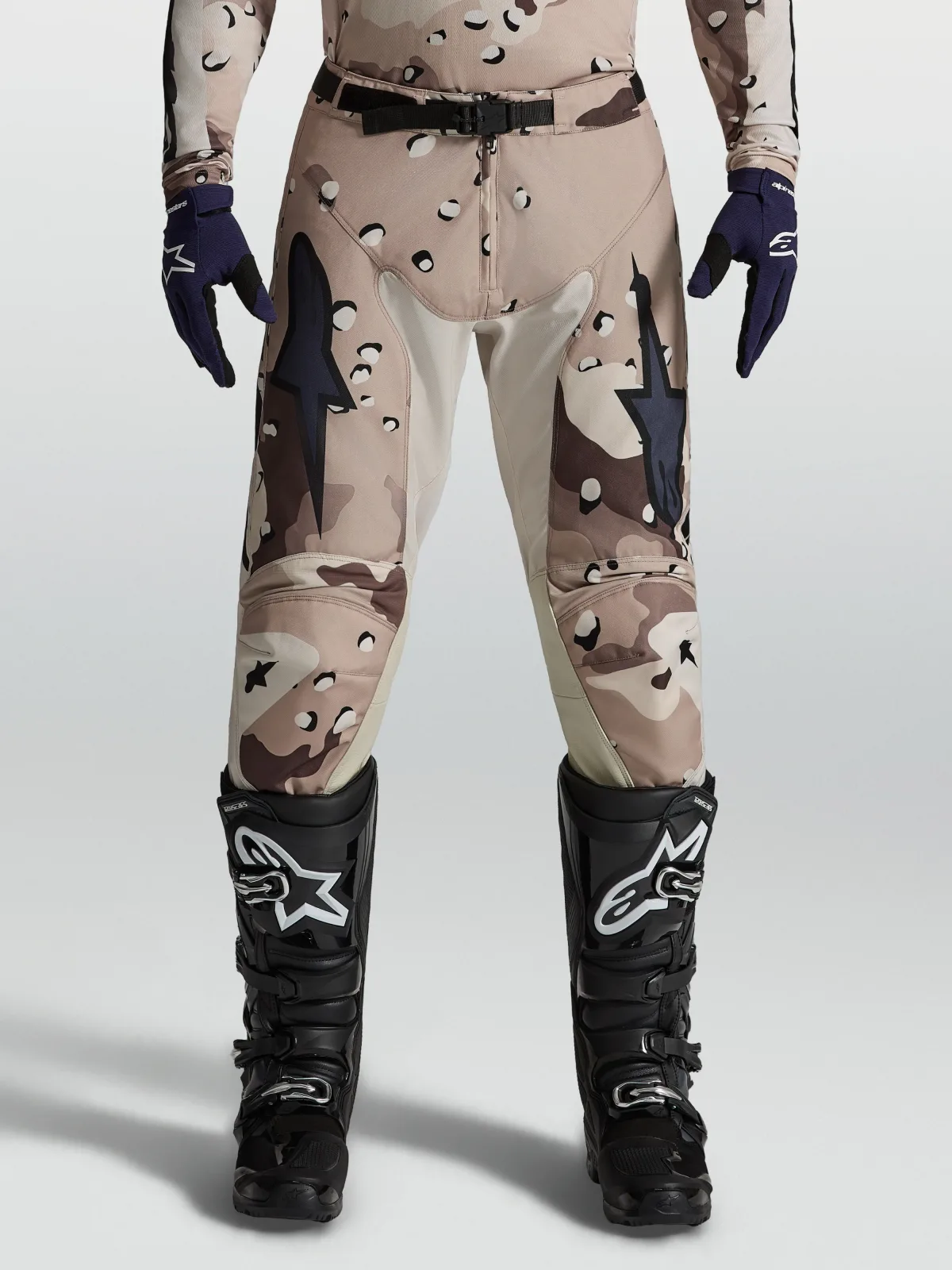 Мотокрос панталон Alpinestars Racer Lone Desert Camo Black