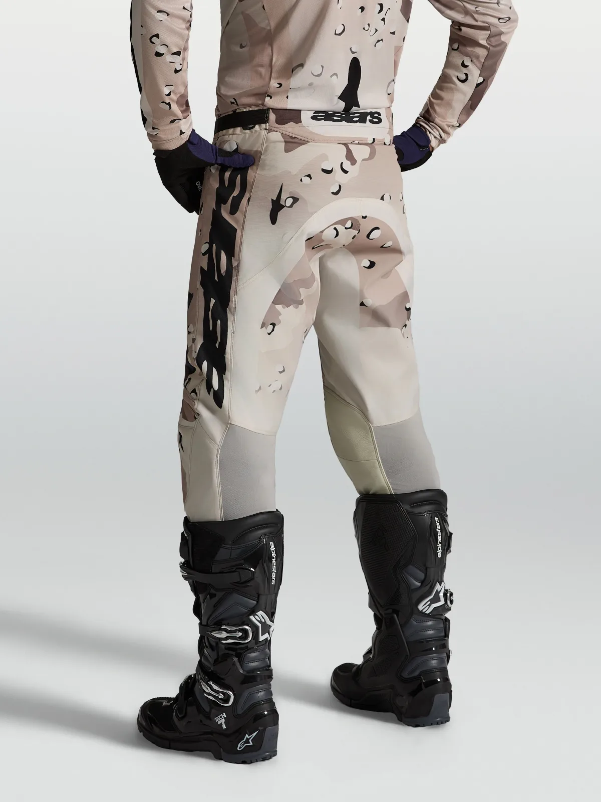 Мотокрос панталон Alpinestars Racer Lone Desert Camo Black