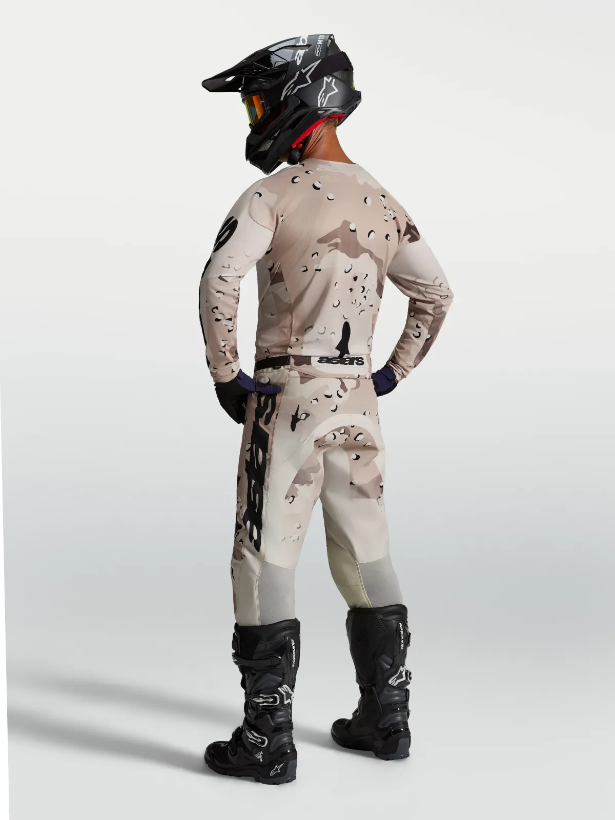 Мотокрос панталон Alpinestars Racer Lone Desert Camo Black