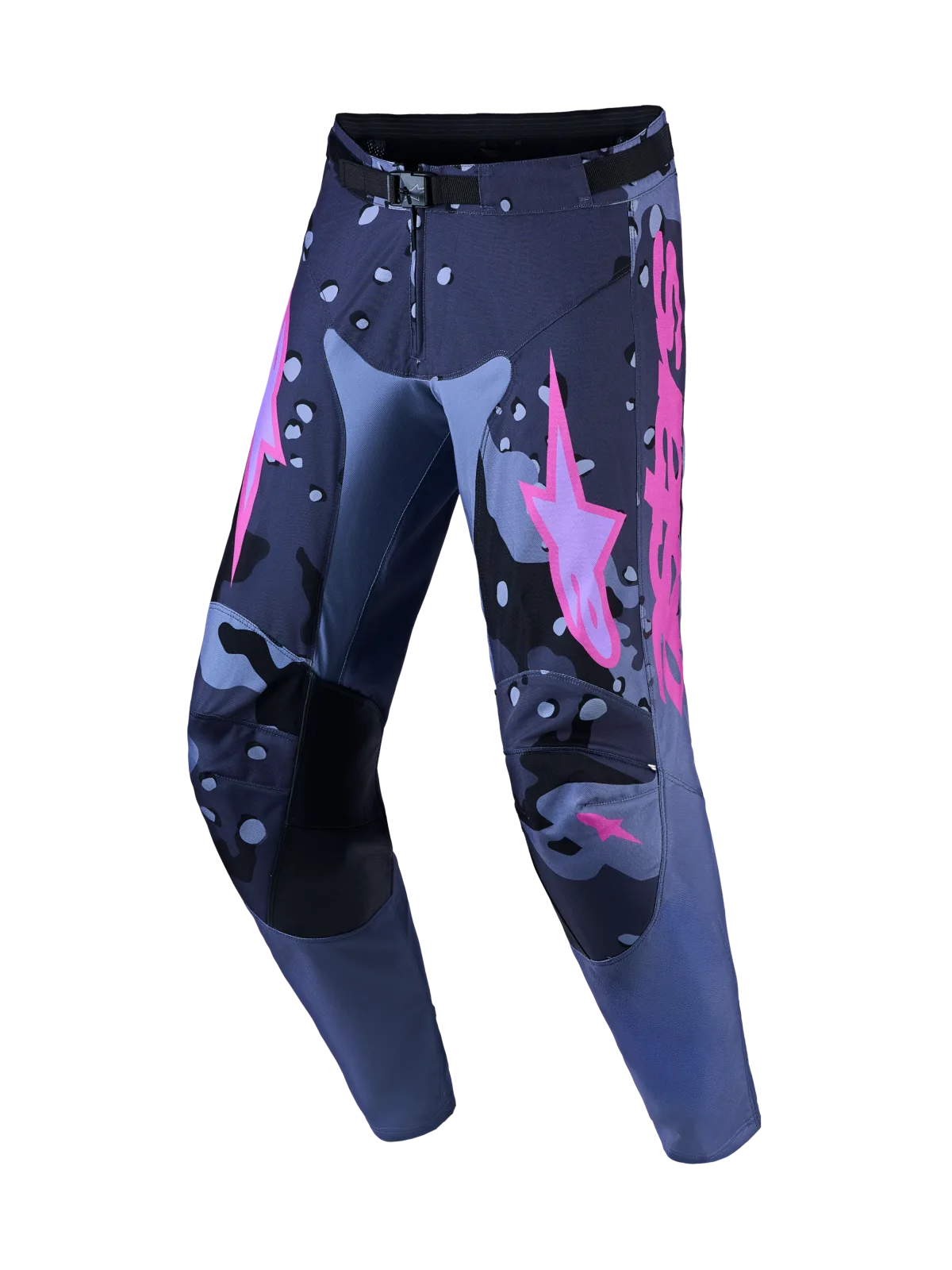 Мотокрос панталон Alpinestars Racer Lone Gray Camo Purple