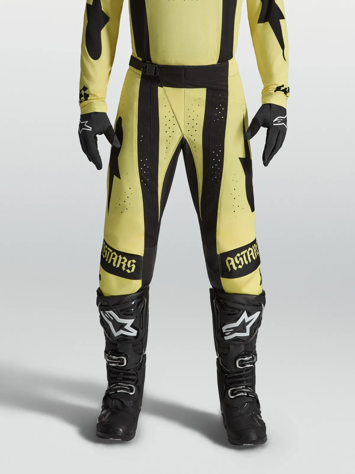 Мотокрос панталон Alpinestars Techstar Atrox Yellow Black