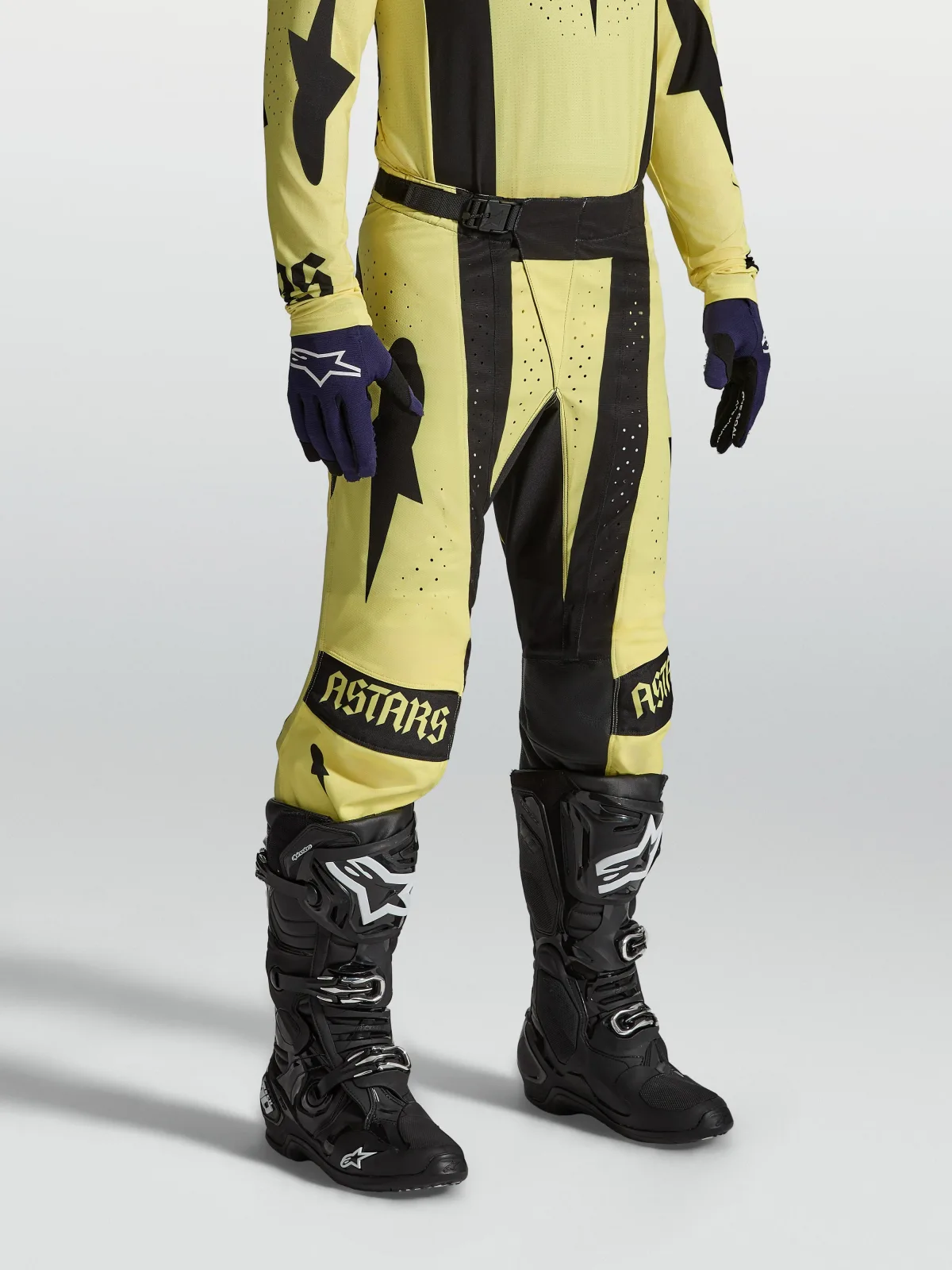 Мотокрос панталон Alpinestars Techstar Atrox Yellow Black