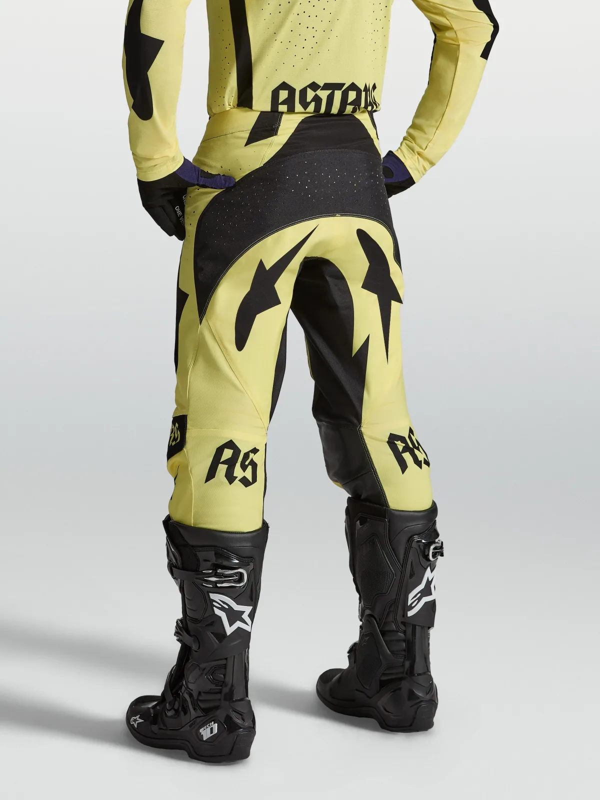 Мотокрос панталон Alpinestars Techstar Atrox Yellow Black
