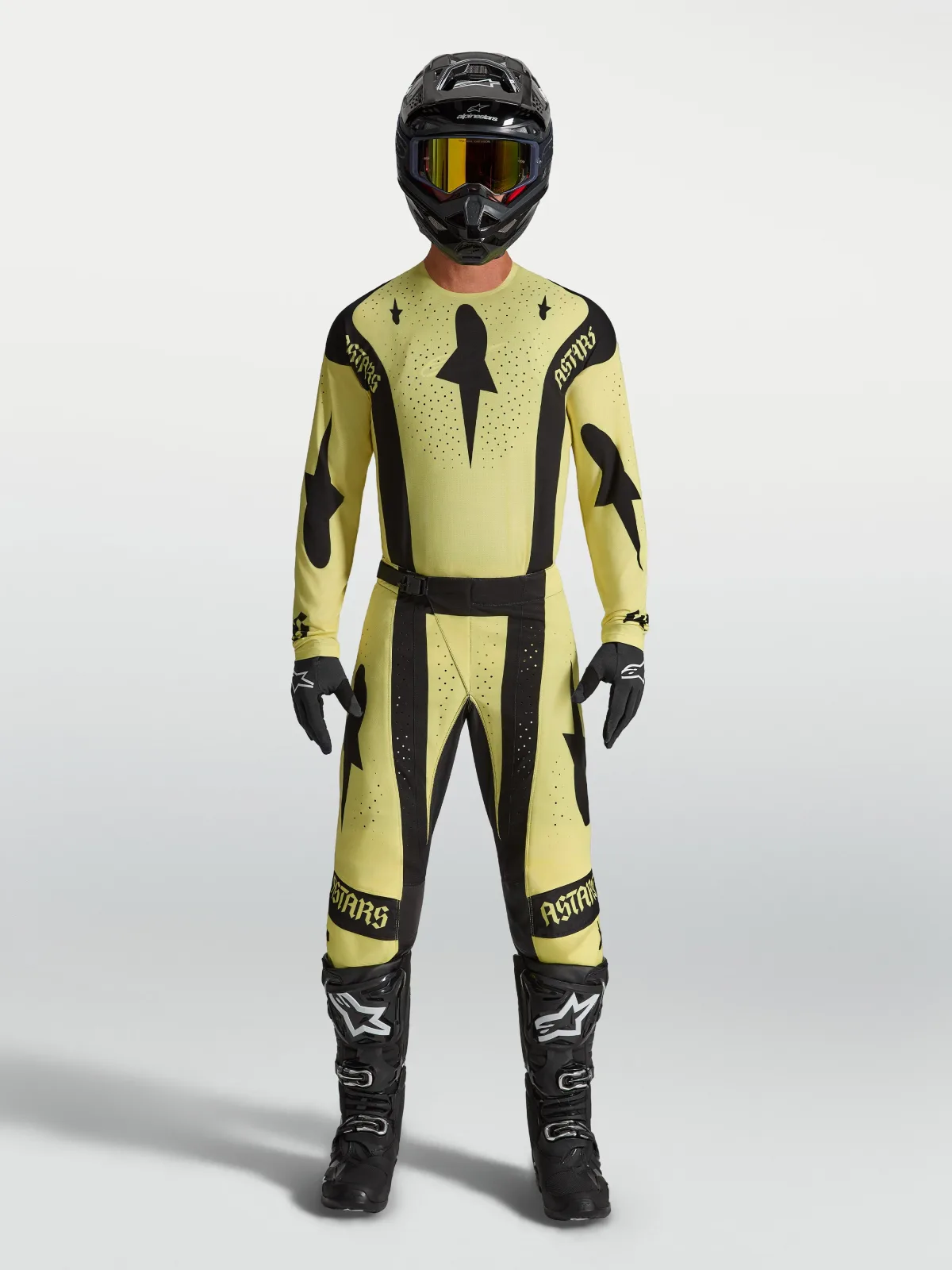 Мотокрос панталон Alpinestars Techstar Atrox Yellow Black
