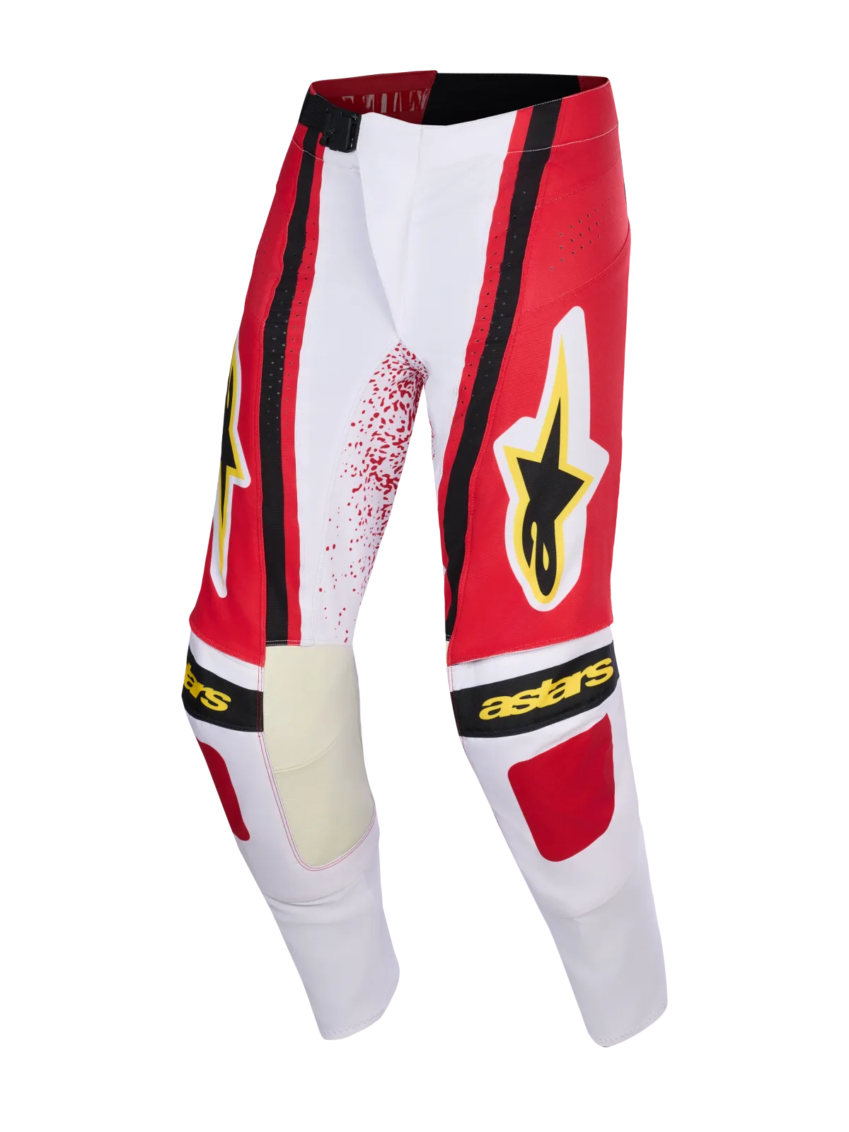 Мотокрос панталон Alpinestars Techstar Nomur Light Gray Red Black