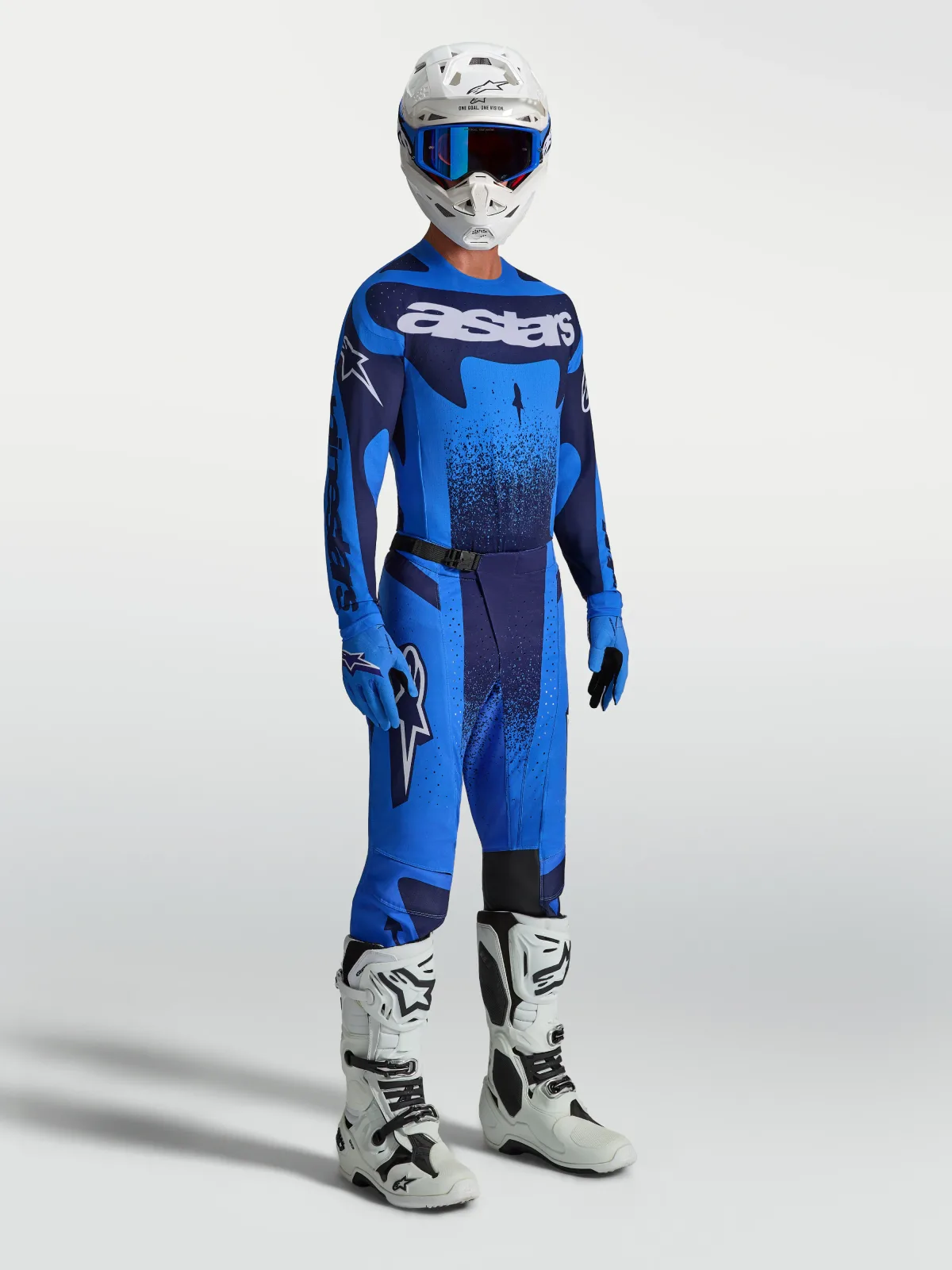 Мотокрос панталон Alpinestars Techstar Swan Ucla Blue Deep Blue