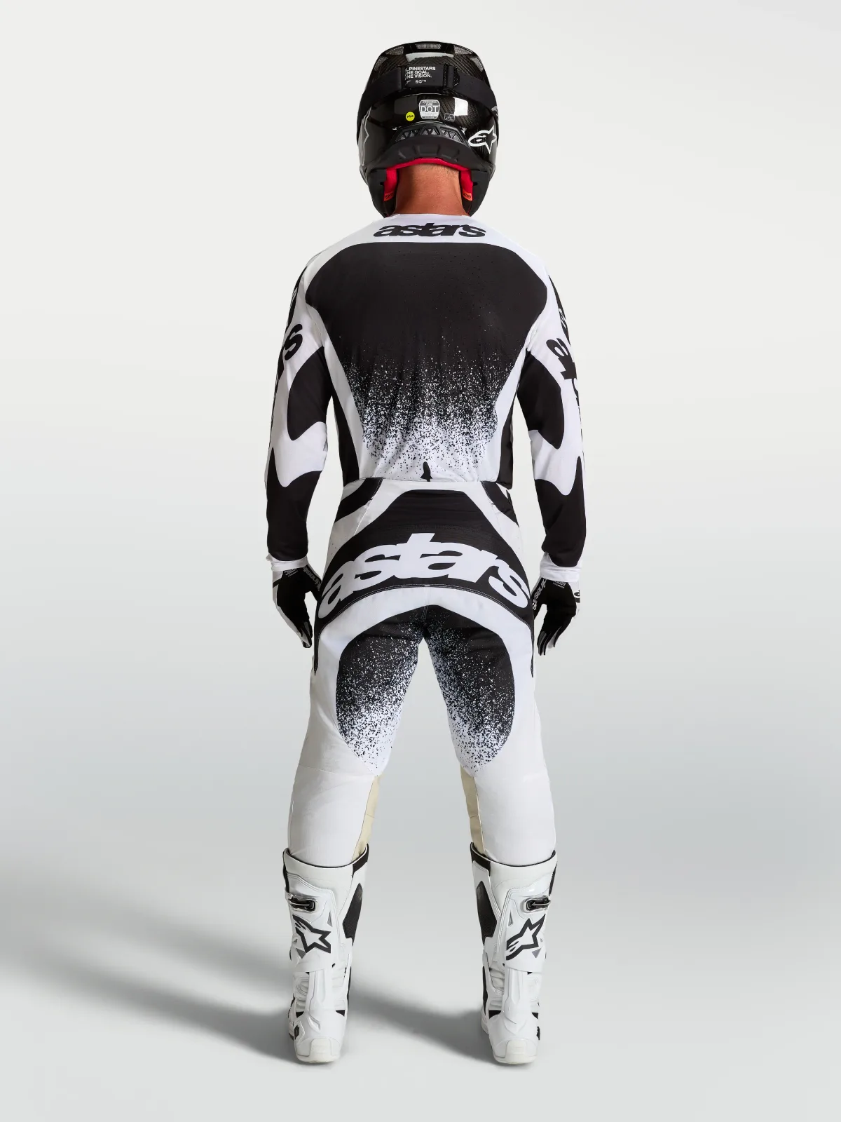 Мотокрос панталон Alpinestars Techstar Swan White Black