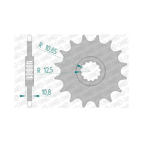 Преден пиньон AFAM 21512OEM – 16 зъба
