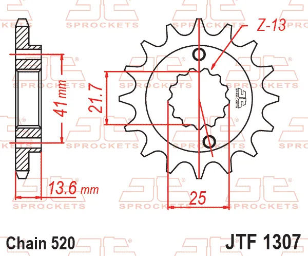 Преден пиньон JTF1307 – 15 зъба