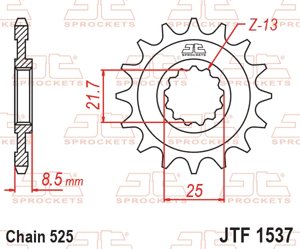 Преден пиньон JTF1537 – 14 зъба