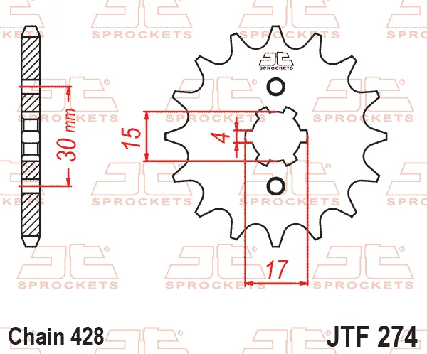 Преден пиньон JTF274 – 13 зъба