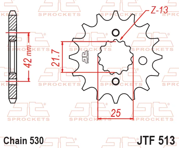 Преден пиньон JTF513 – 15 зъба
