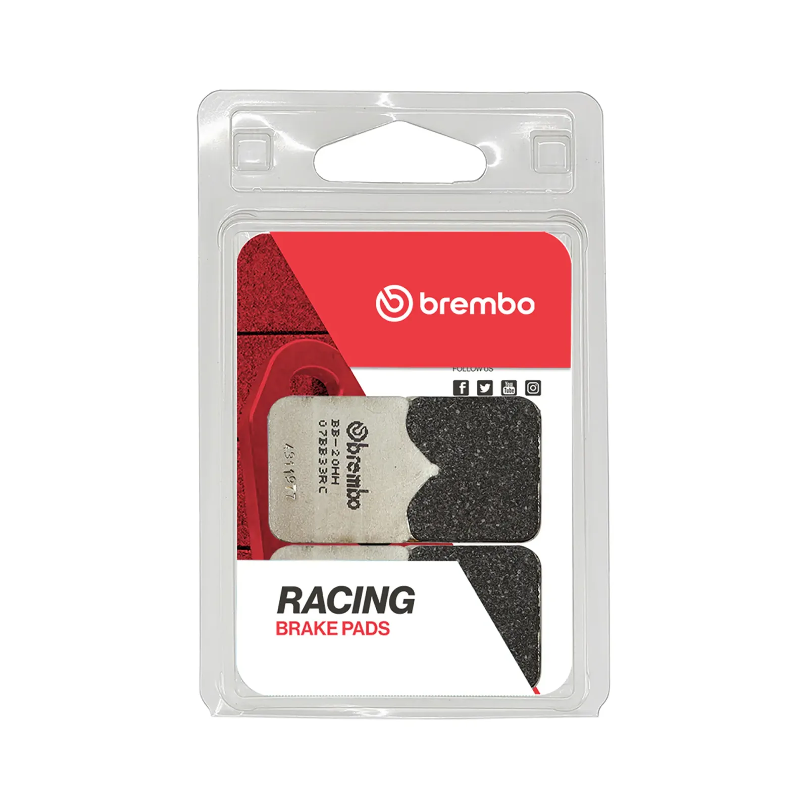 Предни мото накладки – Brembo 07BB33RC (карбон/керамика)