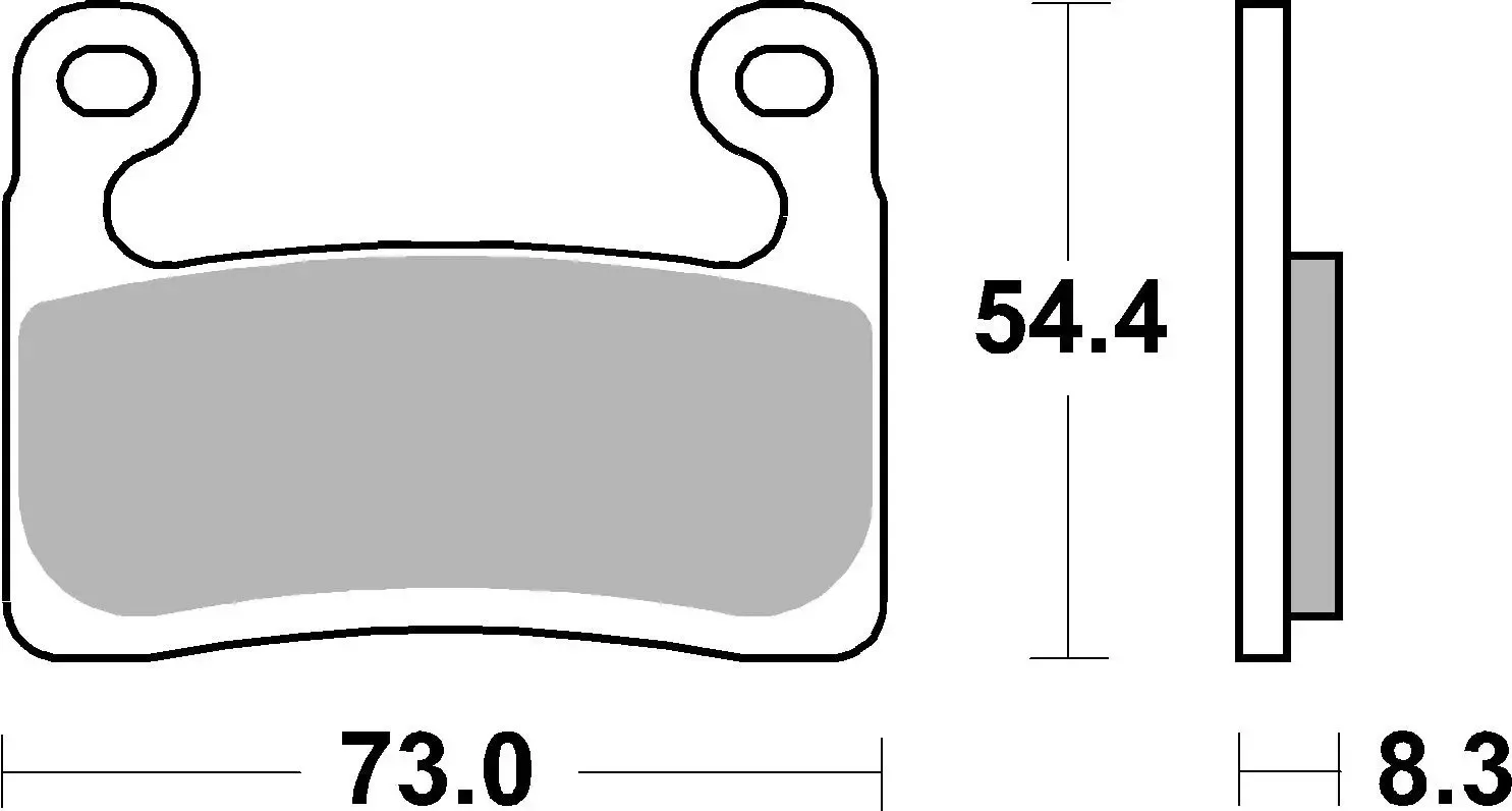 Предни мото накладки – Brembo 07GR90SA (синтеровани)