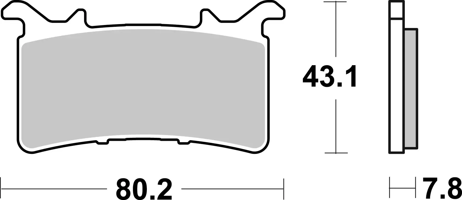 Предни мото накладки – Brembo 07GR99RC (карбон/керамика)