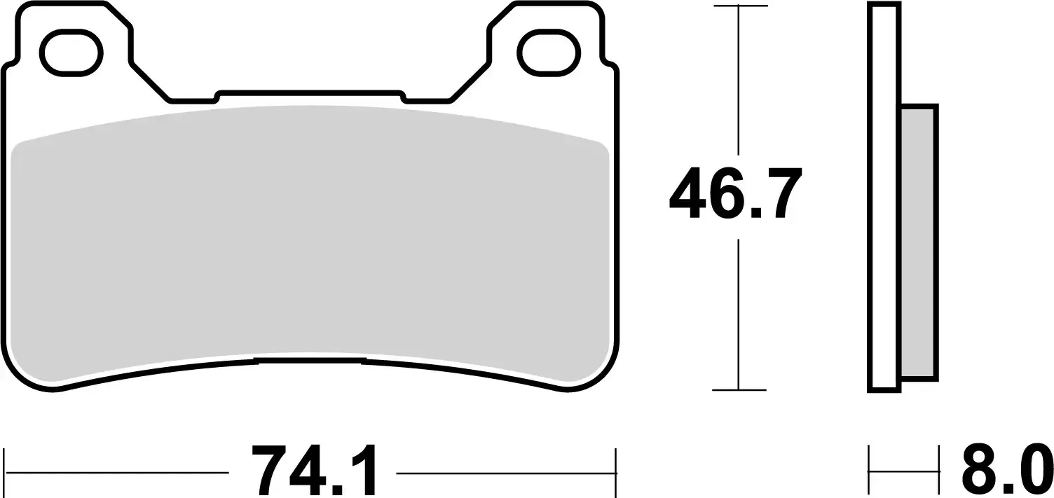 Предни мото накладки – Brembo 07HO50SA (синтеровани)