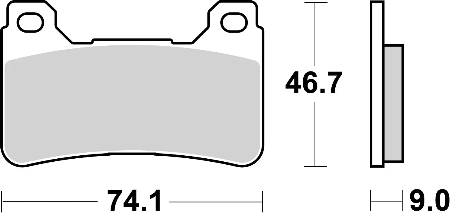 Предни мото накладки – Brembo 07HO50SR (синтеровани)
