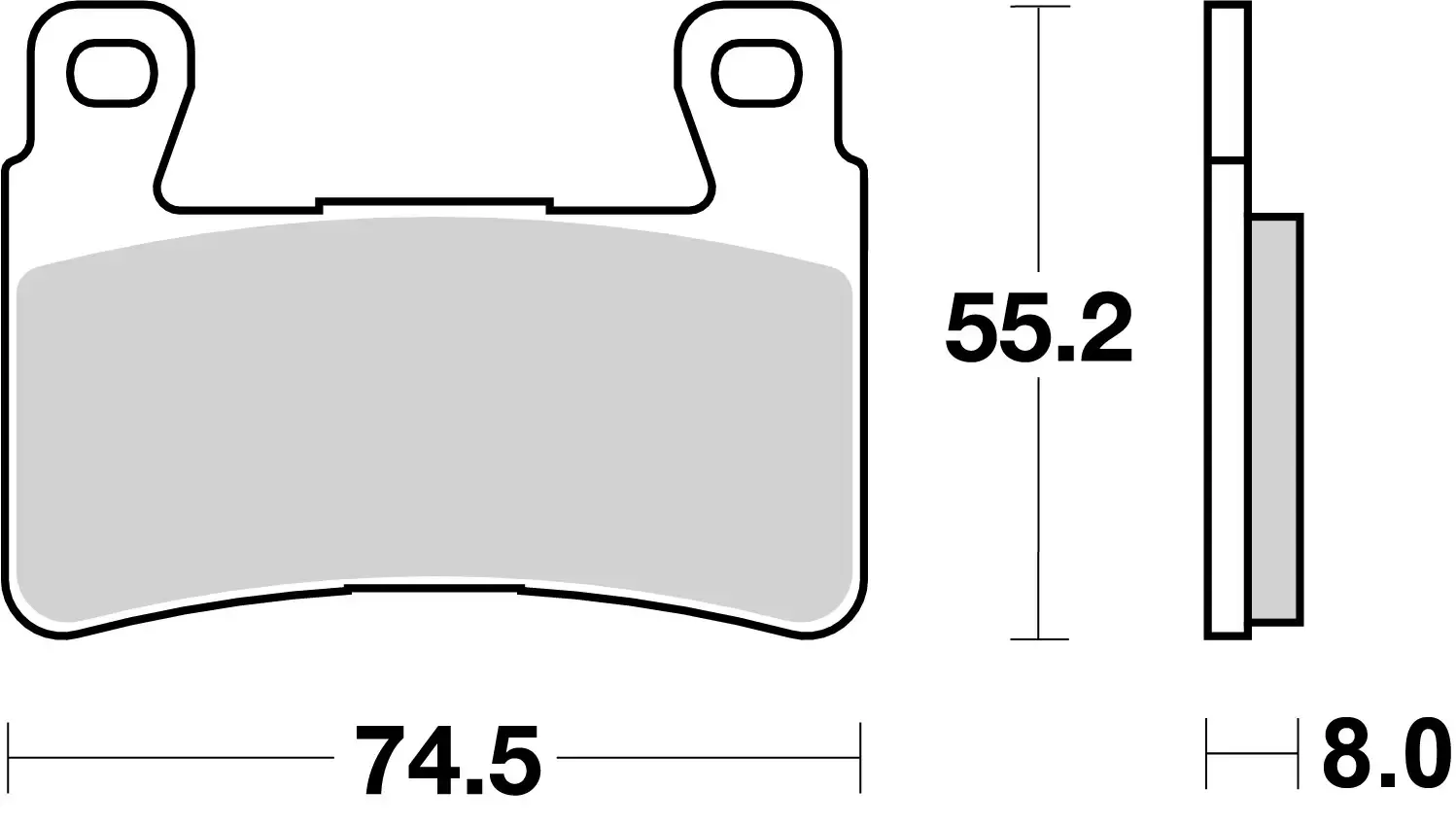Предни мото накладки – Brembo 07HO63SA (синтеровани)