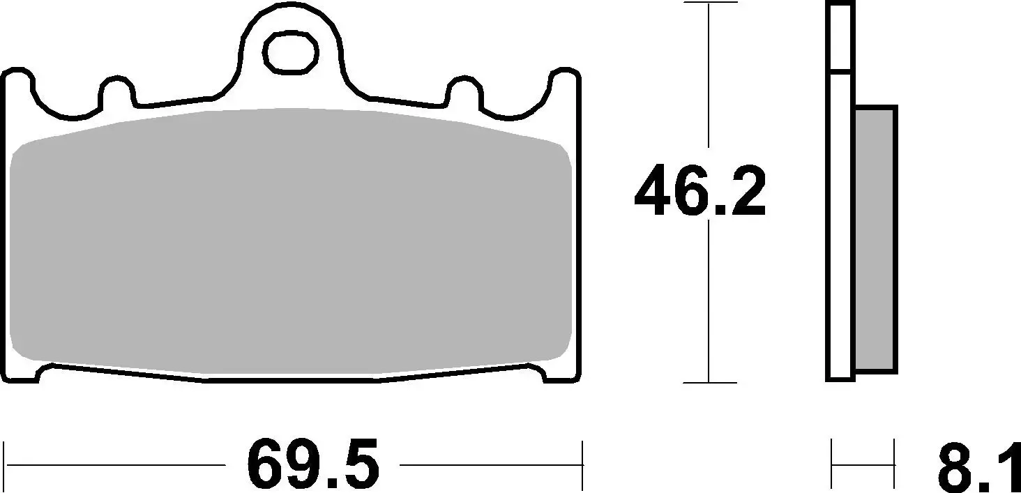 Предни мото накладки – Brembo 07KA13SR (синтеровани)