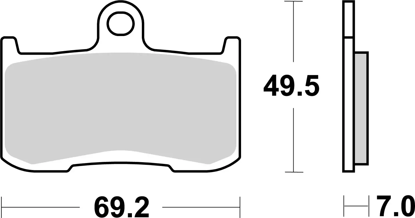 Предни мото накладки – Brembo 07KA23SA (синтеровани)