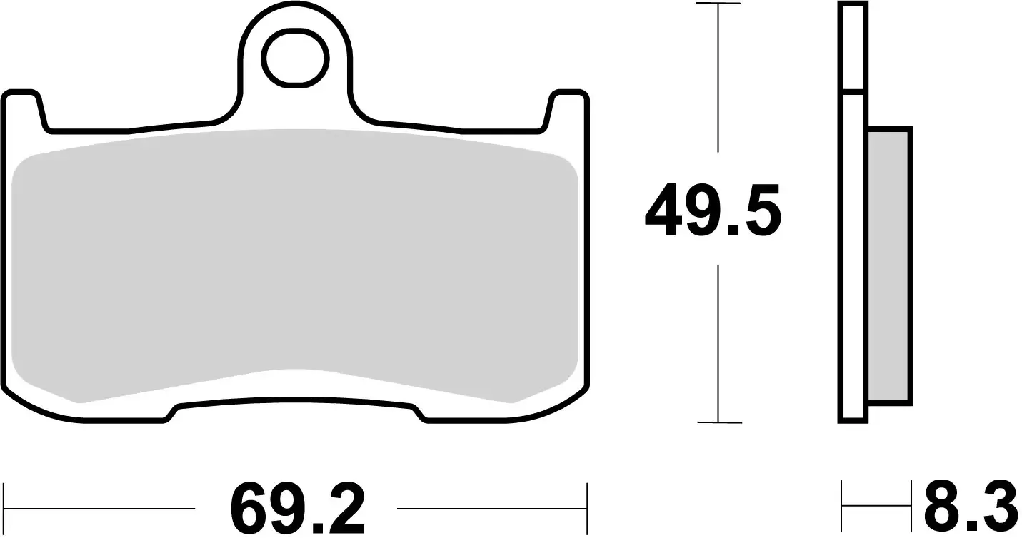 Предни мото накладки – Brembo 07KA23SR (синтеровани)
