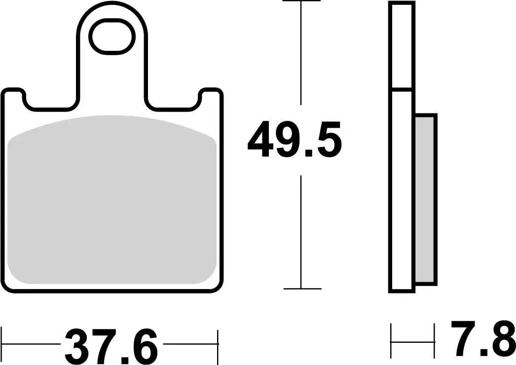 Предни мото накладки – Brembo 07KA28SA (синтеровани)