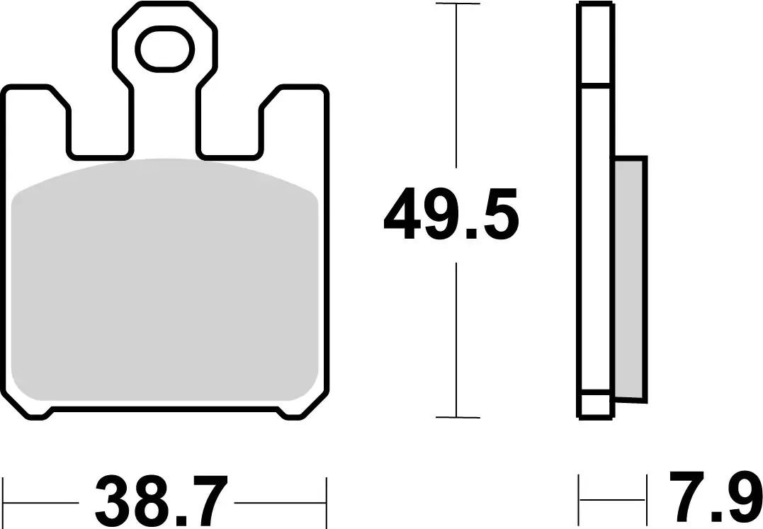 Предни мото накладки – Brembo 07SU26SA (синтеровани)