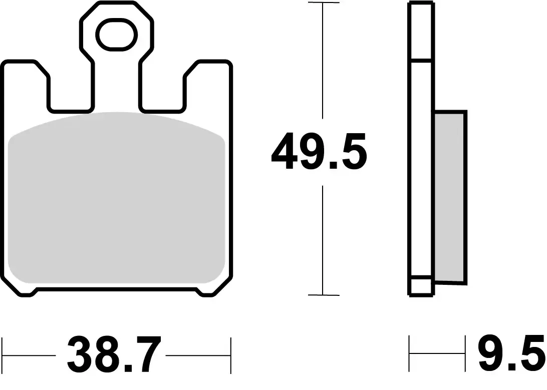 Предни мото накладки – Brembo 07SU26SR (синтеровани)