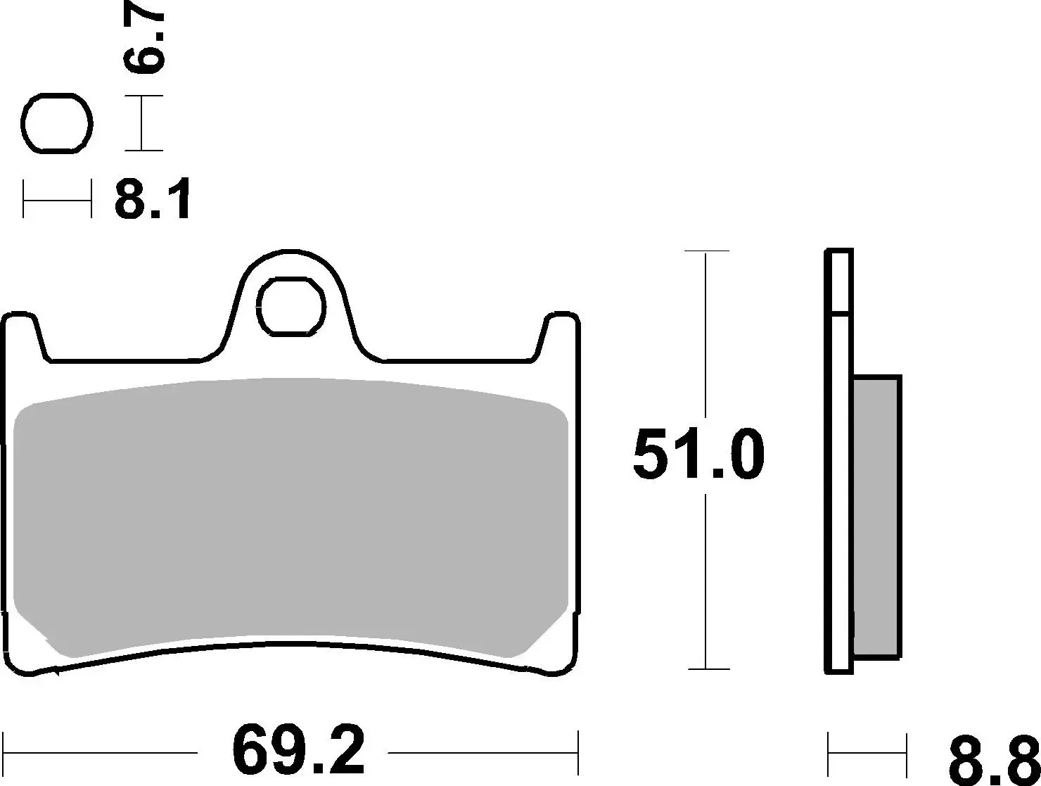Предни мото накладки – Brembo 07YA23SR (синтеровани)