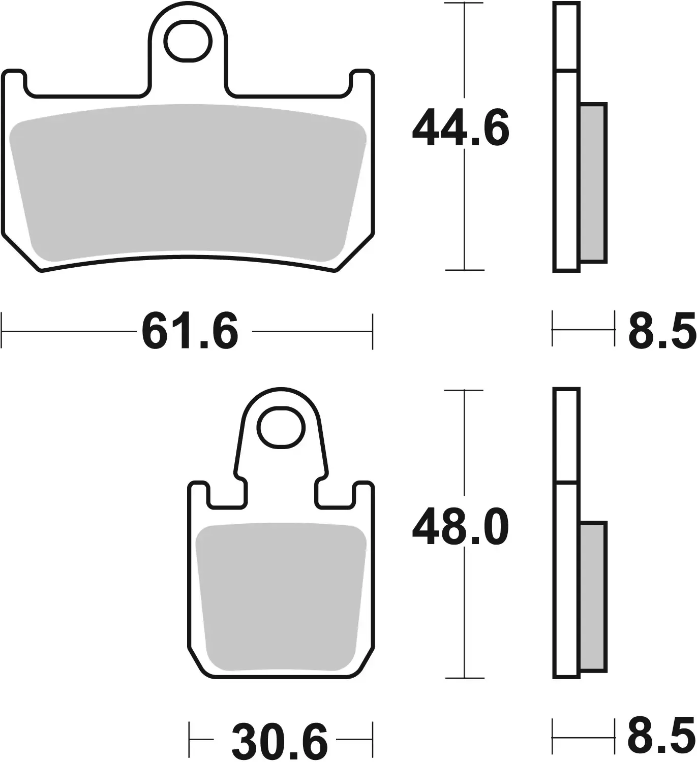 Предни мото накладки – Brembo 07YA46SA (синтеровани)
