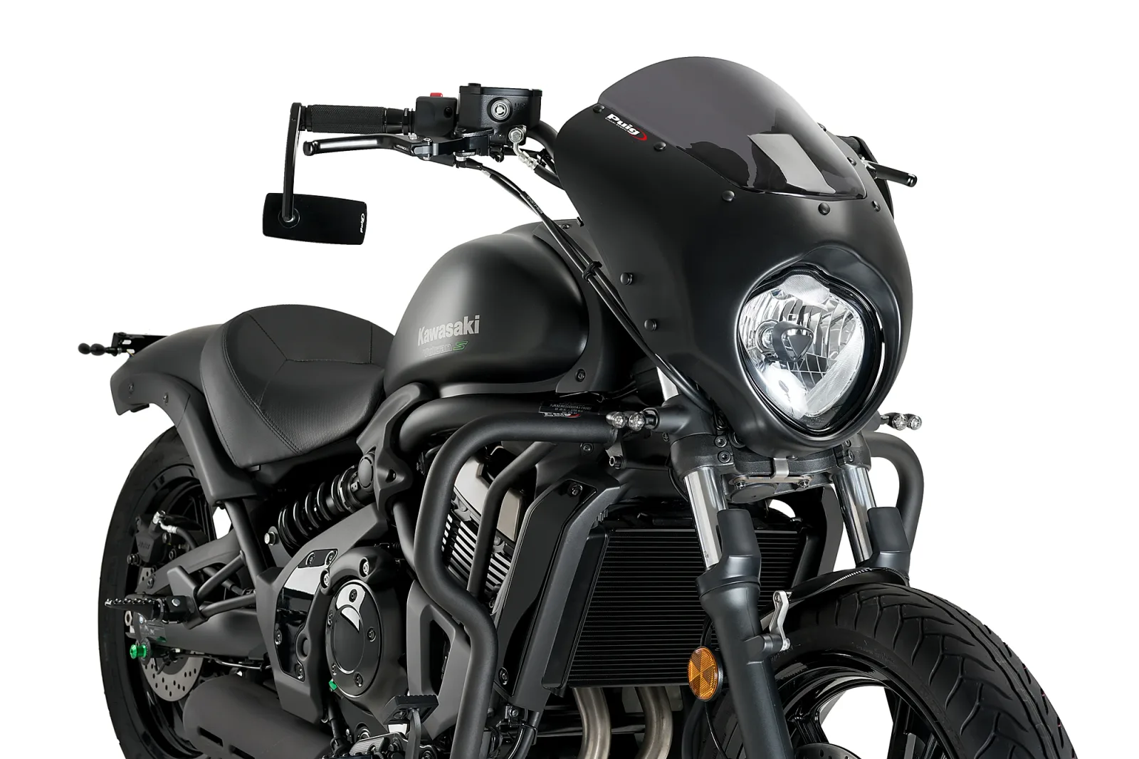 Puig Слюда Dark Night за Kawasaki Vulcan S 650 (2015–2026) – Тъмно опушена