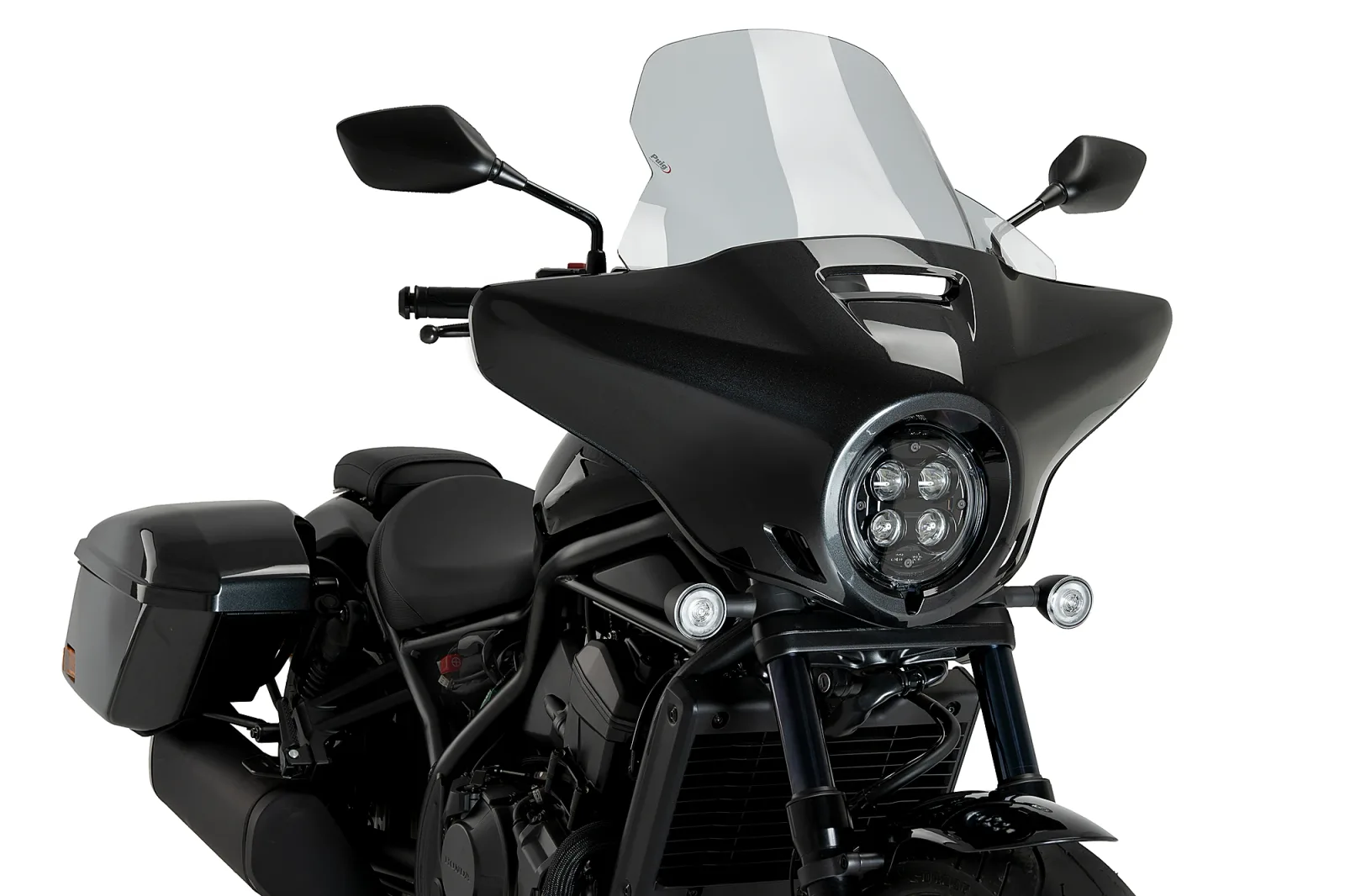 Puig Слюда High-Road Touring за Honda CMX 1100T Rebel (2023–2025) – Опушена