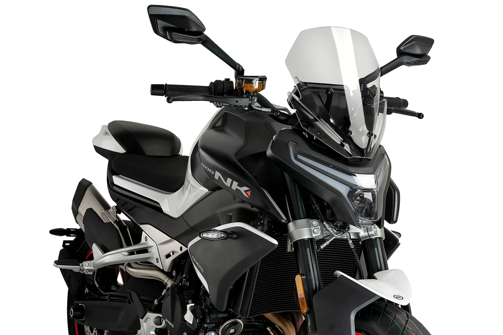Puig Слюда New Generation Sport за CF Moto 800 NK (2023–2026) – Прозрачна